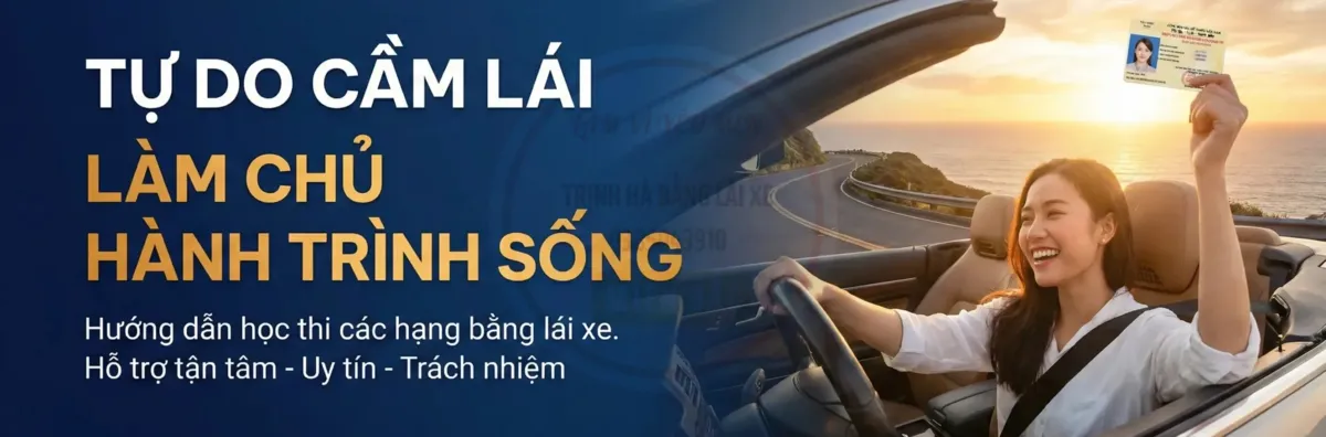 Banner trang chủ - tự do cầm lái - làm chủ cuộc sống