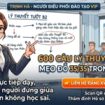 Mẹo thi lý thuyết B2 2026: Bí kíp đỗ 35/35 sau 3 ngày (600 câu mới nhất)